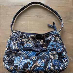 Vera Bradley Blue and Brown Paisley Women's Bag